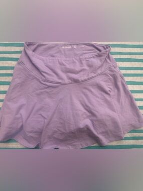 Old Navy girls XL Pastel Lavender skort- skirt with bike shorts liner.